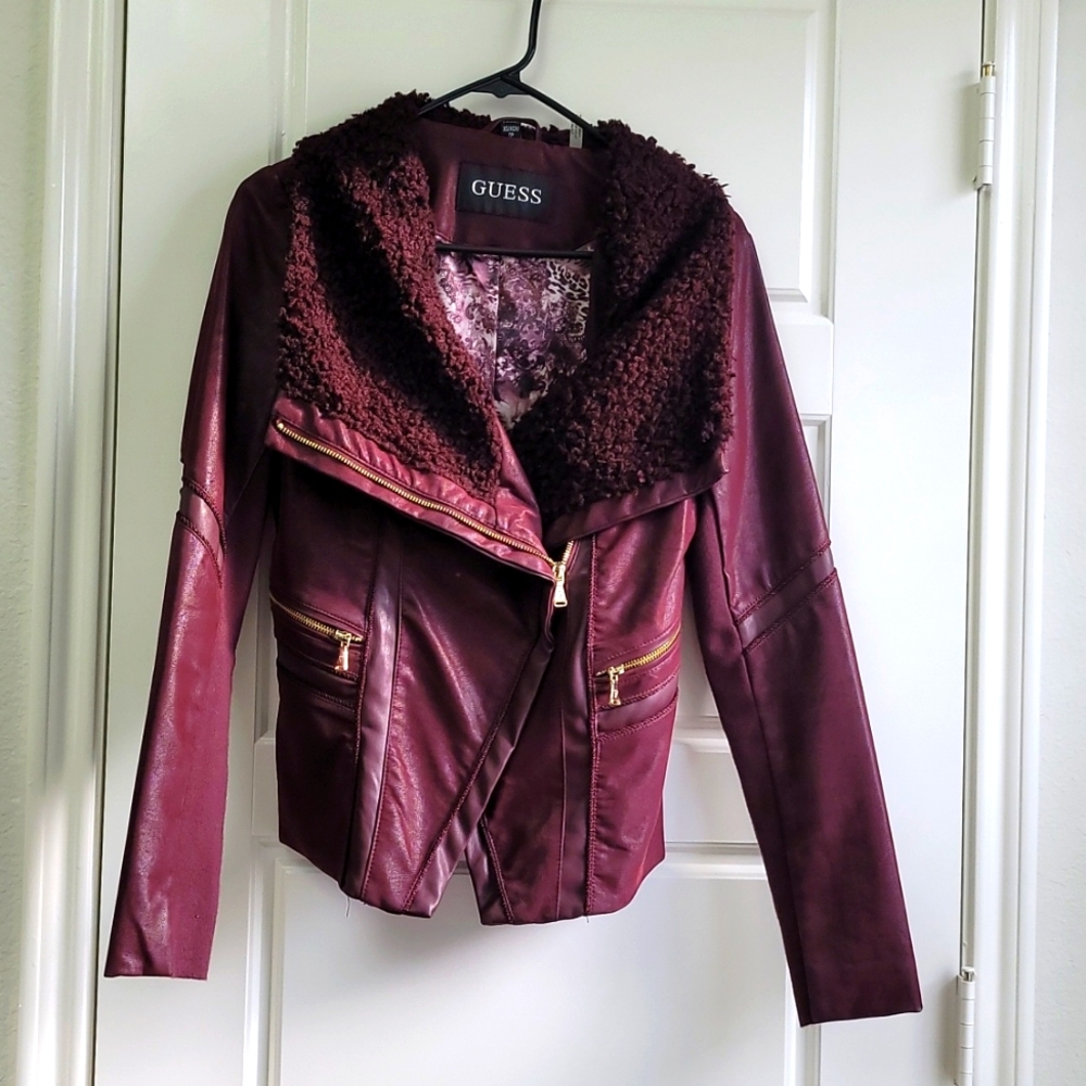 Guess shearling jacket